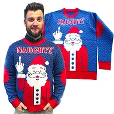Click to get Ugly Christmas Sweater Naughty Santa