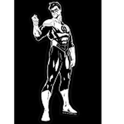 Click to get Justice League Car Decal Green Lantern