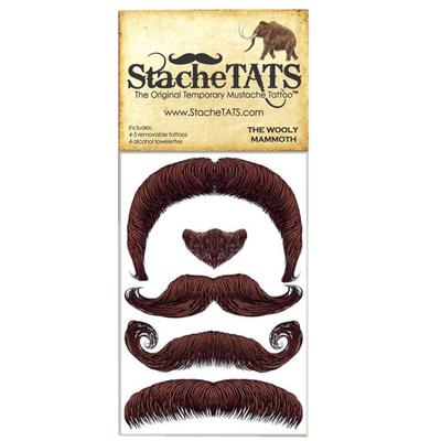 Click to get Stache Tats Wooly Mammoth Temporary Mustache Tattoos
