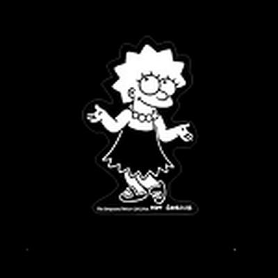 Click to get Simpsons Lisa Simpson Car Decal