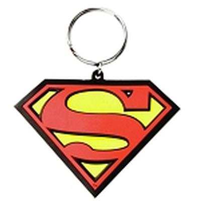Click to get Superman Logo Color PVC Keychain