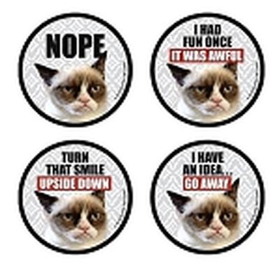 Click to get Grumpy Cat Coasters 4 piece set
