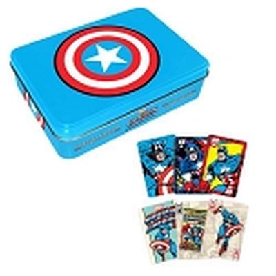 Click to get Captain America Playing Card Tin Set