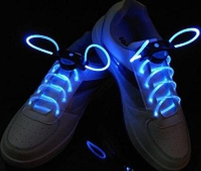 Click to get Blue Light Up Flashing Shoelaces