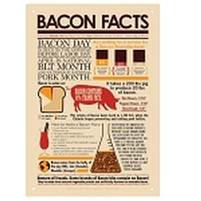 Click to get Bacon Facts Tin Sign