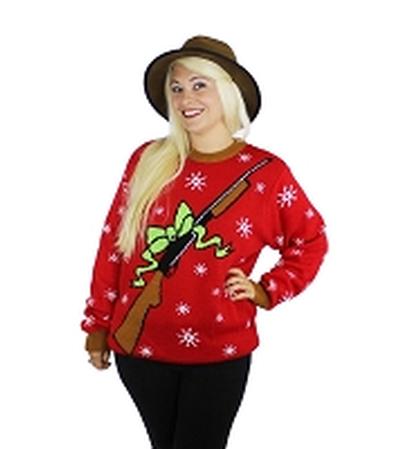 Click to get Ugly Christmas Sweater Xmas Rebellin Rifle Large