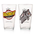 Bazinga & Soft Kitty Glass Set