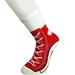 Sneaker Socks: Red