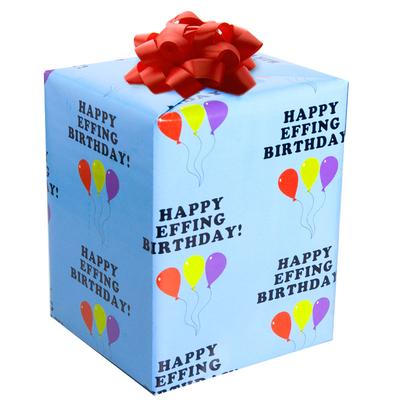 Click to get Happy Effing Bithday Gift Wrap
