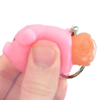 Click to get Pooping Pig Keychain