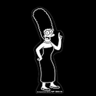 Click to get Simpsons Marge Simpson Car Decal