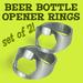 Beer Bottle Opener Ring - Pkg. of 2