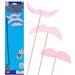 Moustaches on Sticks: Pink