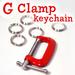 G-Clamp Keychain