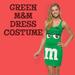 Green M&Ms Tank Shirt Dress